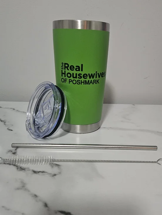"The Real Housewives Of Poshmark" 20oz Tumbler w/ Lids & Straws- Pick 1 - Picture 6 of 13